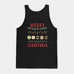 Merry Christmas lights/ Cute Christmas Decorations/ christmas Prty Tank Top